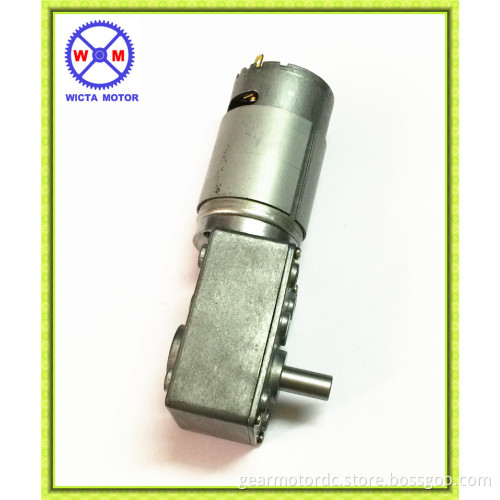 DC silent high torque low rpm 12 volt worm geared motors for auto bake machine